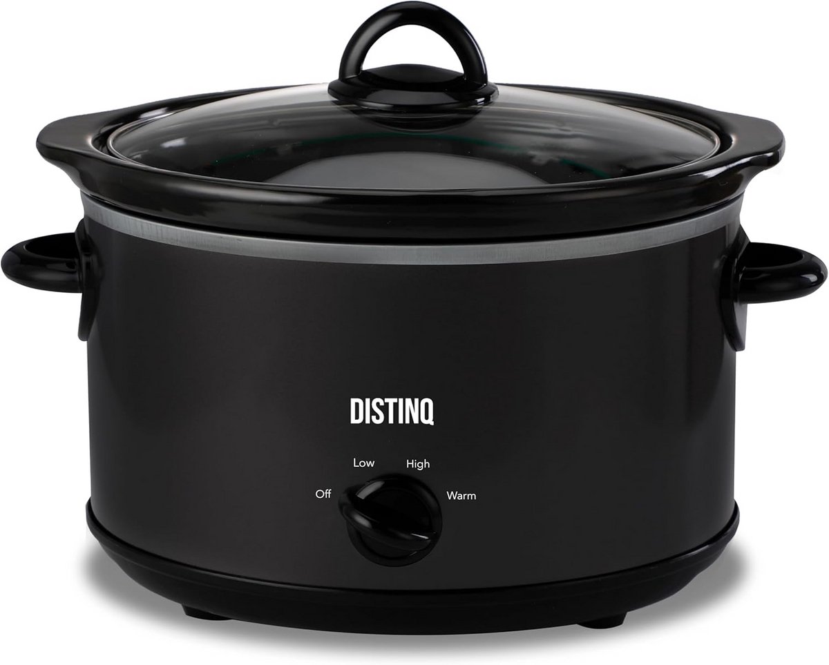 Slowcooker 4 Liter Keramische Pan met Warmhoudfunctie - Slowcooker - €110,93