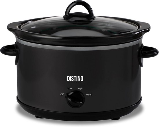 Slowcooker 4 Liter Keramische Pan met Warmhoudfunctie - Slowcooker - €110,93