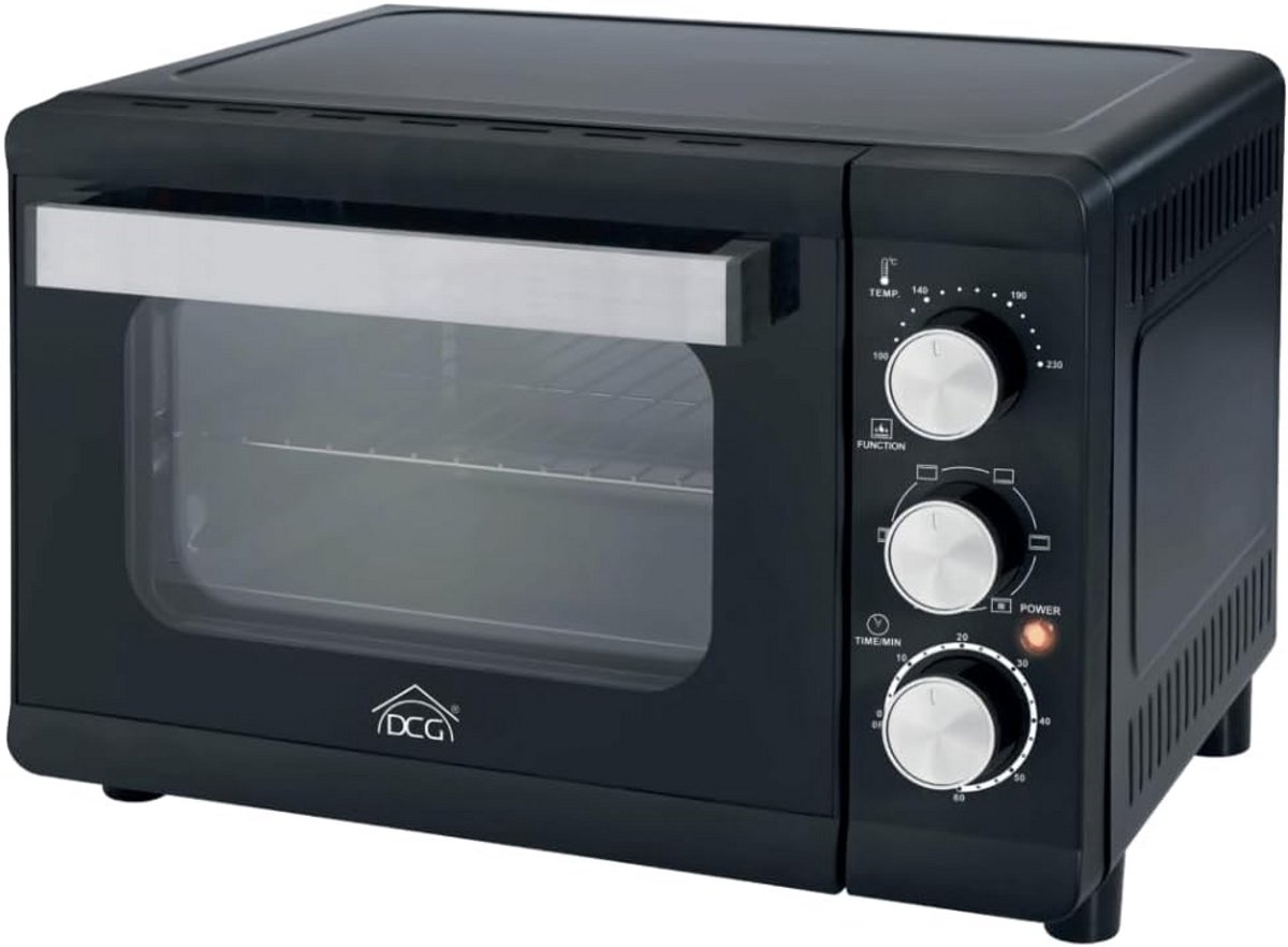 Compacte Mini Oven 24 Liter - Grill, Bakken en Roosteren met Timer