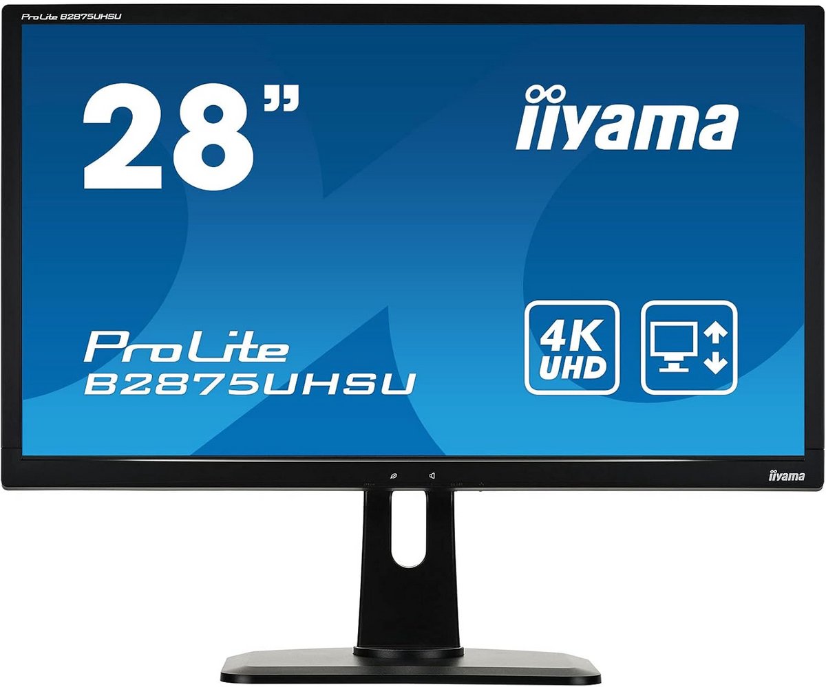 28 Inch 4K UHD Monitor (3840x2160) met 1ms Reactietijd en Verstelbare Voet