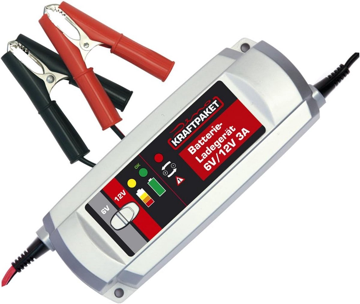 Intelligente Automatische Acculader 6V/12V voor Auto, Motor en Oldtimer