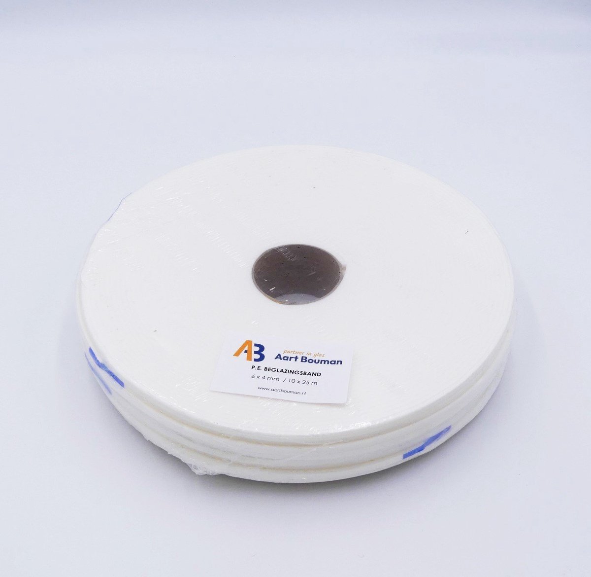 Glasband 6 x 4mm wit - pak 250m