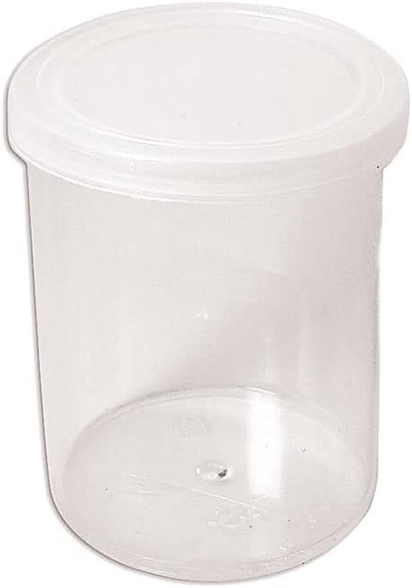Ronde PVC-bak met deksel 4,5 x 6 cm