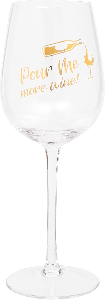Humoristisch Wijnglas met Tekst Cadeau 420ml