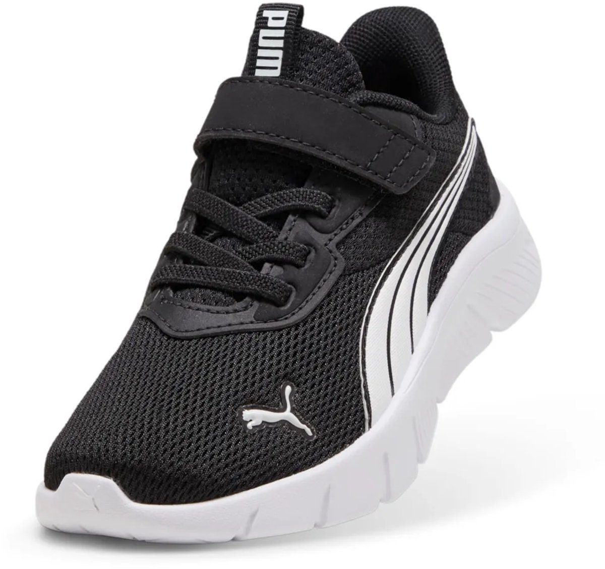 PUMA FlexFocus Modern AC+PS Loopschoenen Kinder Sneaker Sportschoenen Unisex 401519 01 Zwart