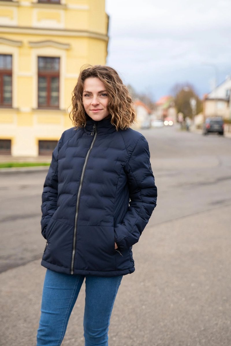 Dameswinterjas Kjelvik Sitaa marineblauw - 38
