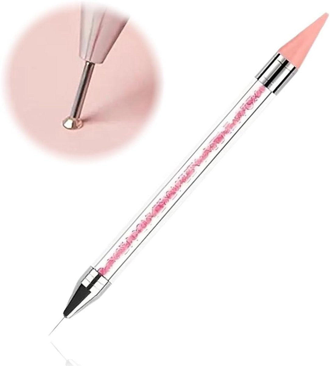Dubbelzijdige Nail Art Pen voor Strass en Decoraties