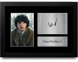 A4 Ingelijste Gedrukte Handtekening Foto voor Televisieprogramma Fans