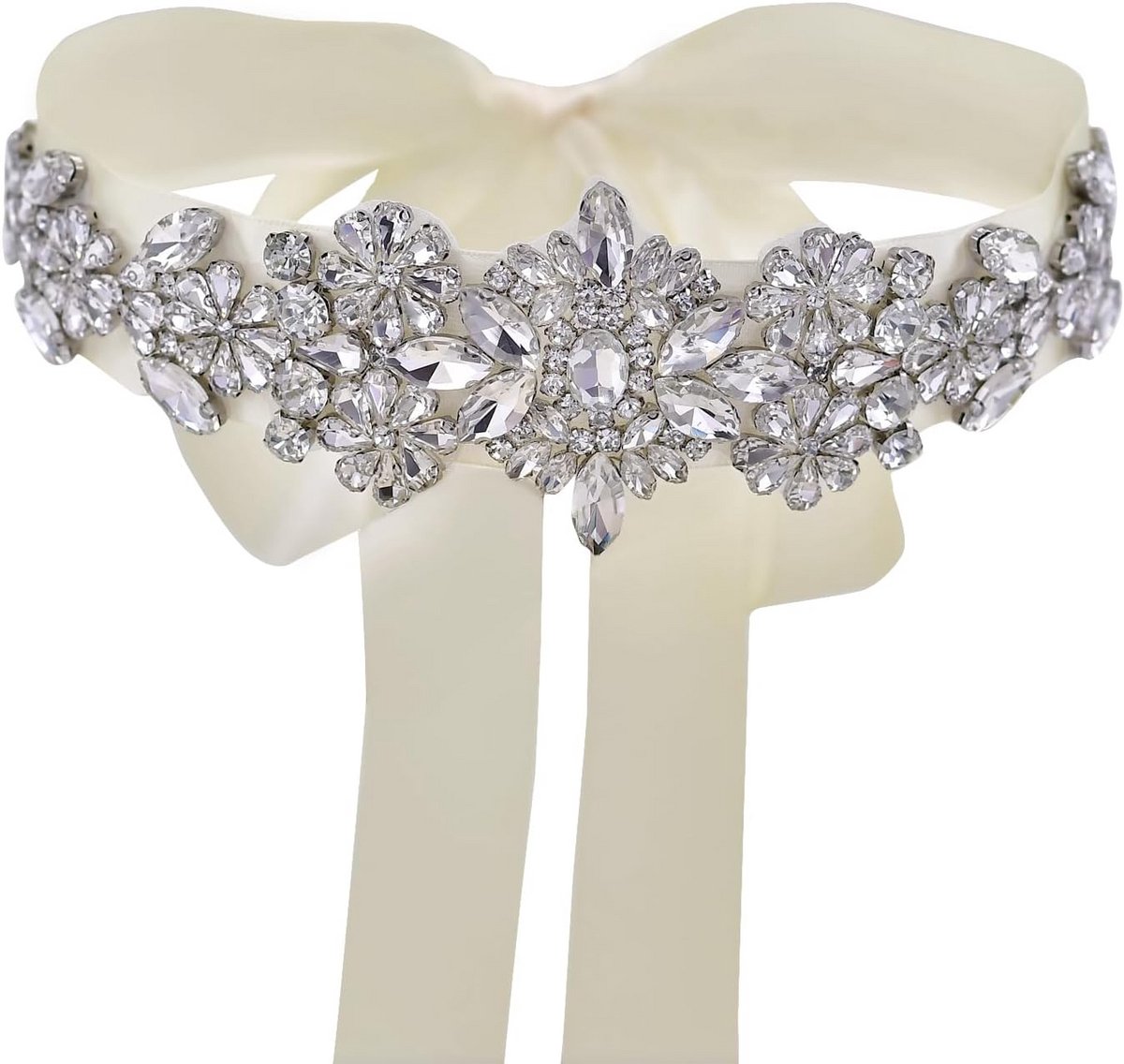 Bruidsjurk Corsage met Glitters en Parelmoer voor Gala en Feesten