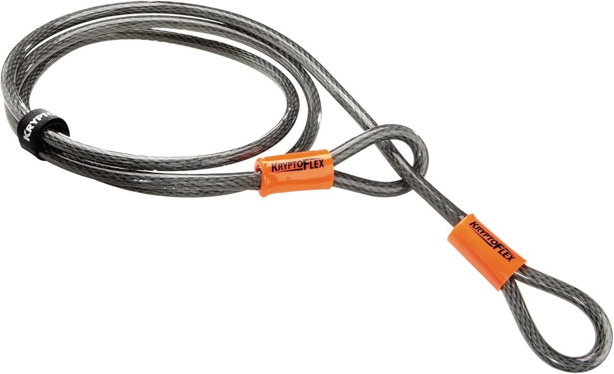 Flexibele Stalen Kabelslot met Lus - Extra Beveiliging voor Fietsen en Accessoires