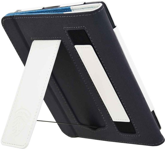 Hoesje Geschikt voor Kobo Libra 2 Sleepcover Jeans Style Hoes Wit - ereader hoesje - cover van Merkloos — afbeelding 5