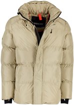 Superdry - Middellange Sport Pufferjas met Capuchon - Heren - Gewatteerde jassen