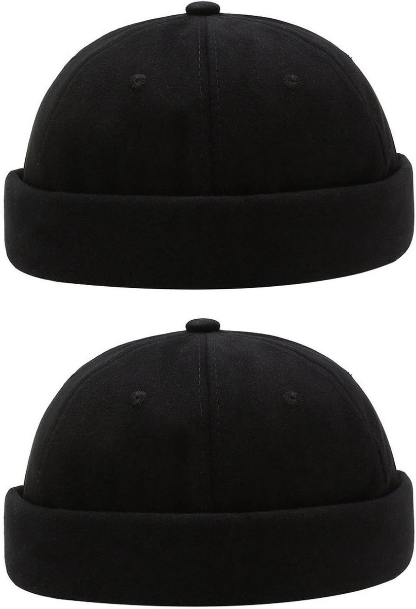 Zwarte Herenhoeden - Set van 2 stuks - Trendy Hoeden voor Heren