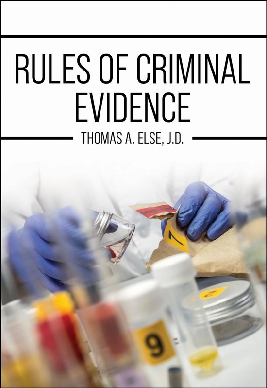 Rules of Criminal Evidence - cover