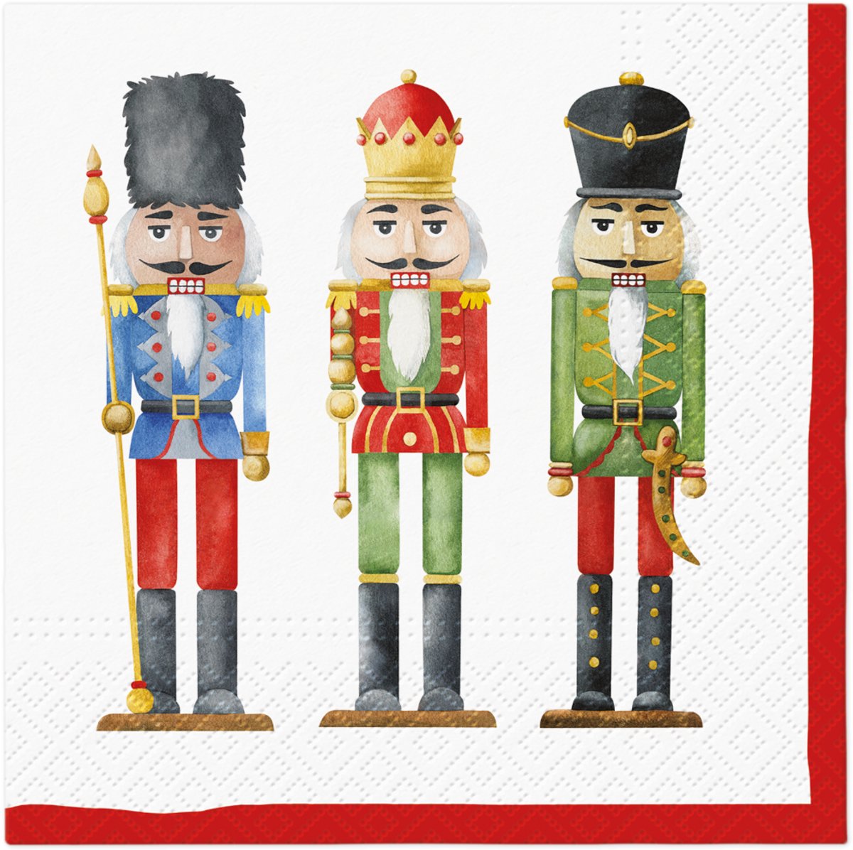 PAW - Lunch servetten - Nutcracker's Soldiers