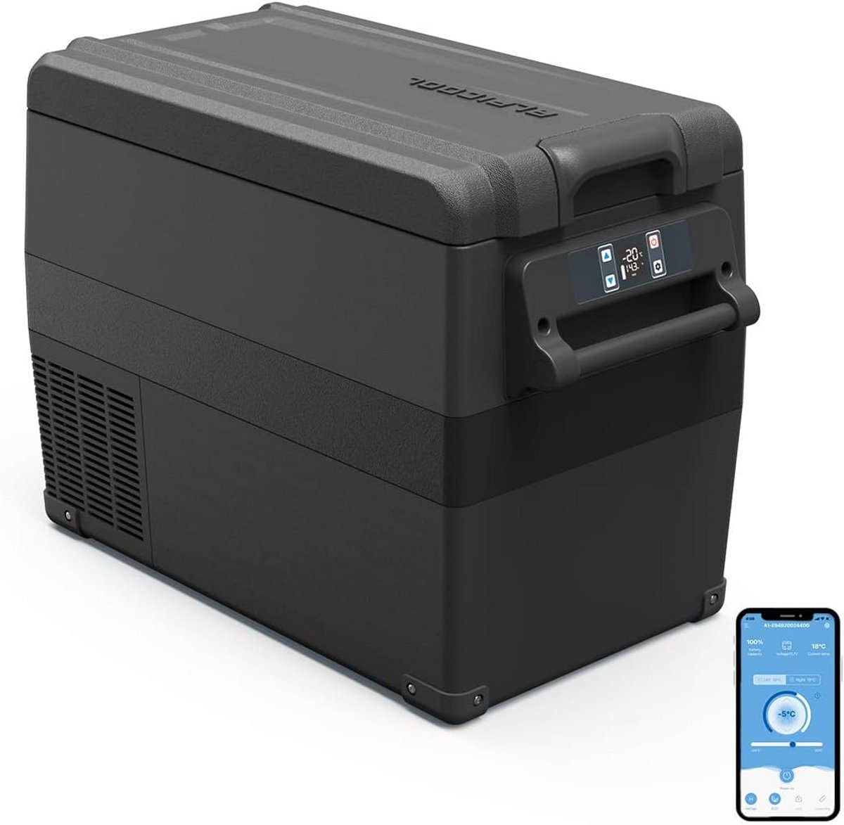 45L elektrische compressor koelbox en vriesbox - Mini koelkast voor auto en vrachtwagen - 12/24V en 230V