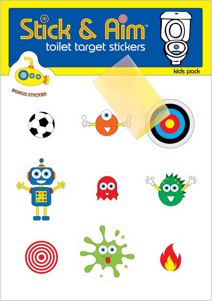 Doelwitstickers voor Kindertoilet: Zindelijkheidstraining en Speels Plezier