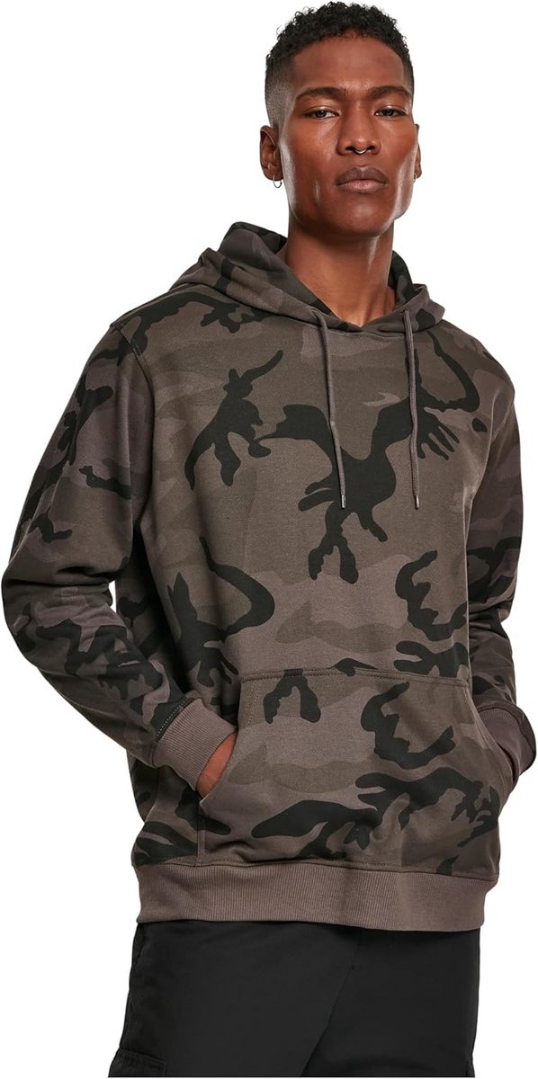 Heren Sweater met Capuchon en Camouflageprint - Casual Hoodie