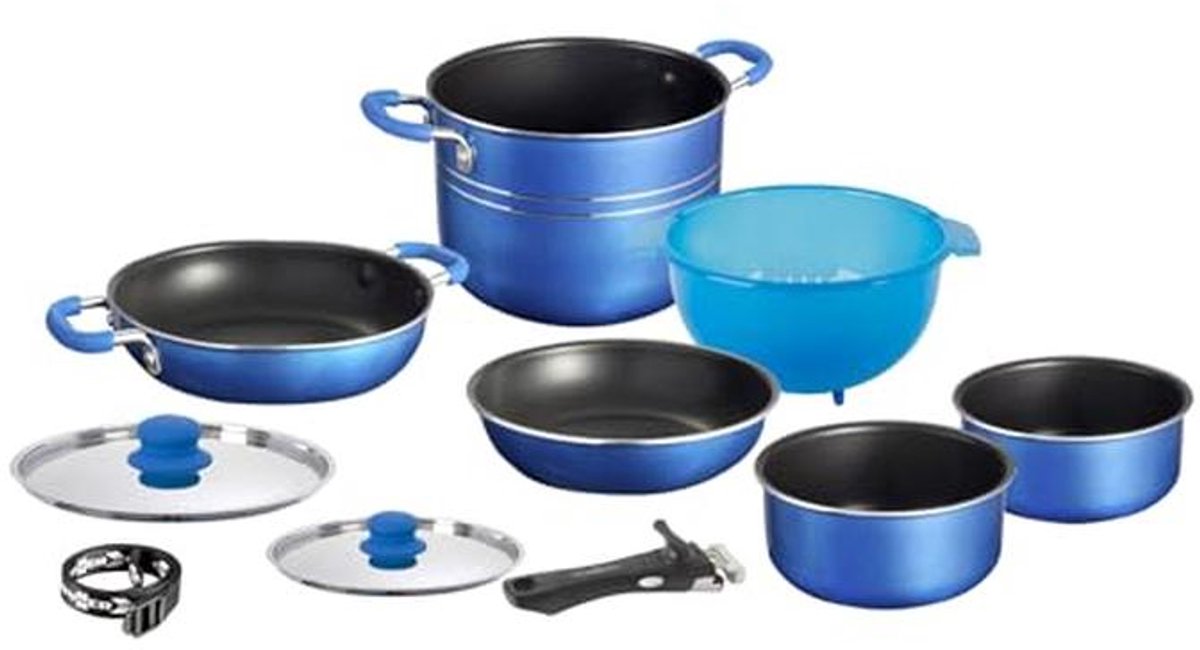 Kookpan Set Ø 24 cm - 9+1 Delige Pannen en Accessoires
