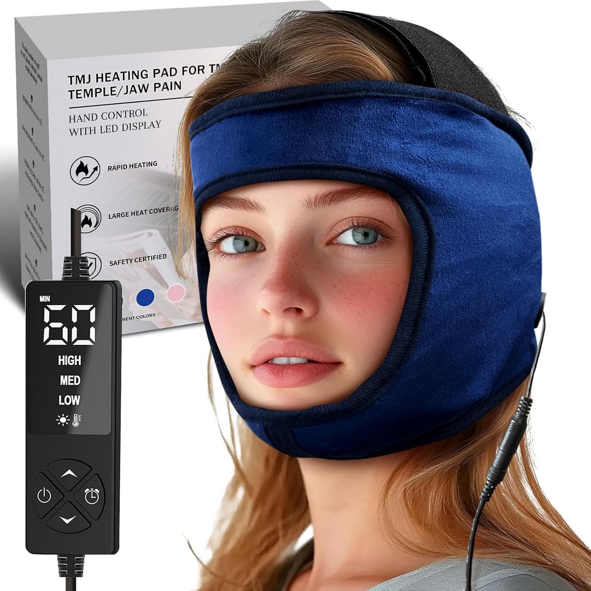 Verwarmingskussen voor Kaakpijn en Gezichtspijn met Vochtige Warmte Therapie