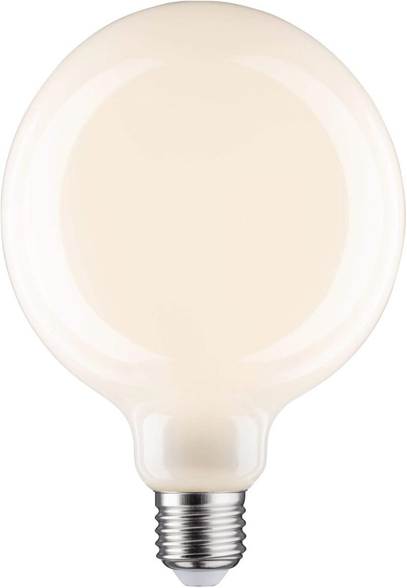 Dimbare LED lamp 9W G125 opaal 2700K warmwit E27 - Milieuvriendelijk en energiezuinig