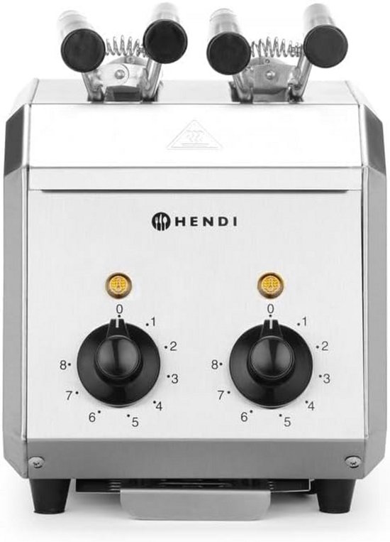 Professionele Sandwichmaker RVS met Timer en Kruimellade