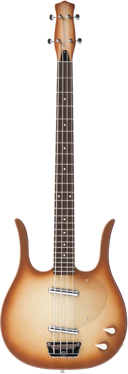 Danelectro 58 Longhorn Copper Burst basgitaar