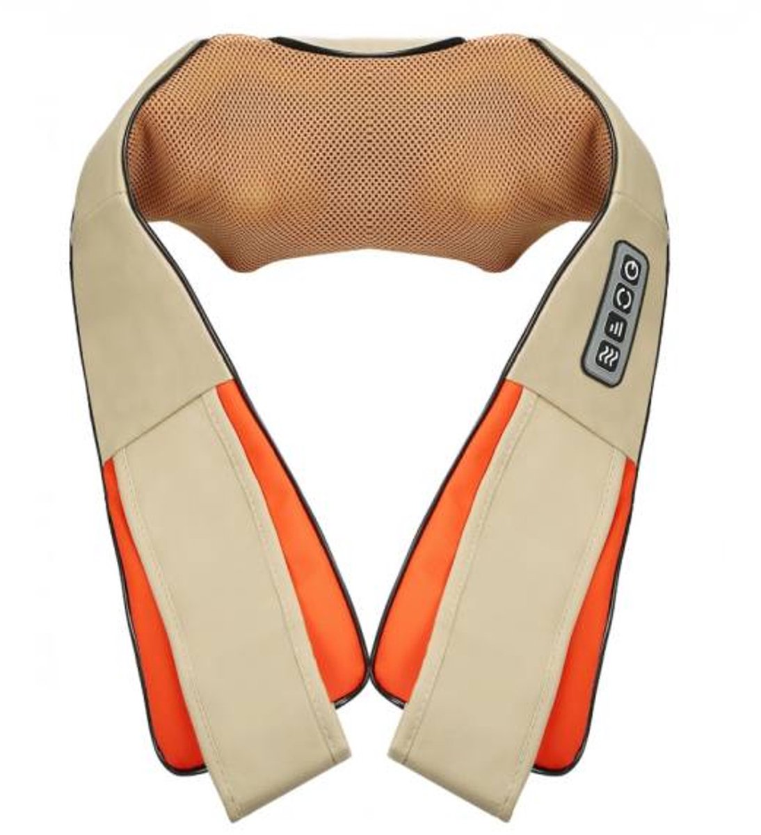 LTC - Schoudermassageapparaat - schouder nek massage apparaat - 3 snelheden - 5V, 24W - verwarmingsfunctie - LED-achtergrondverlichting, anti-slip banden