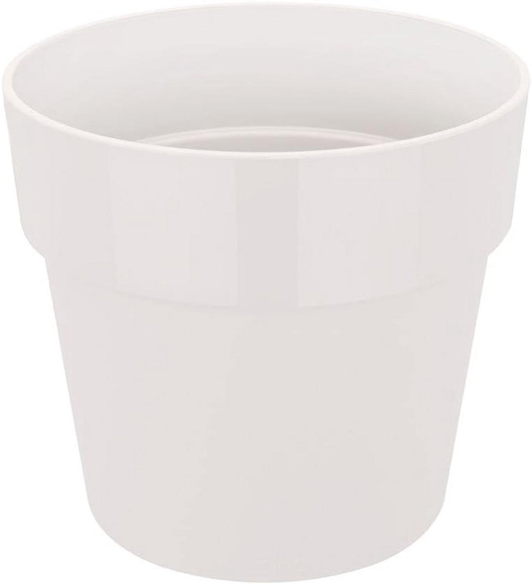 Ronde Bloempot 40,5 cm - Wit - Ondersteuning voor Binnenplanten