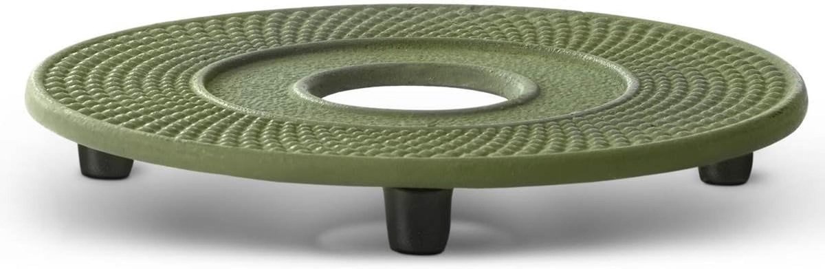 Gietijzeren Theepot in Groen - Traditionele Aziatische Theeceremonie