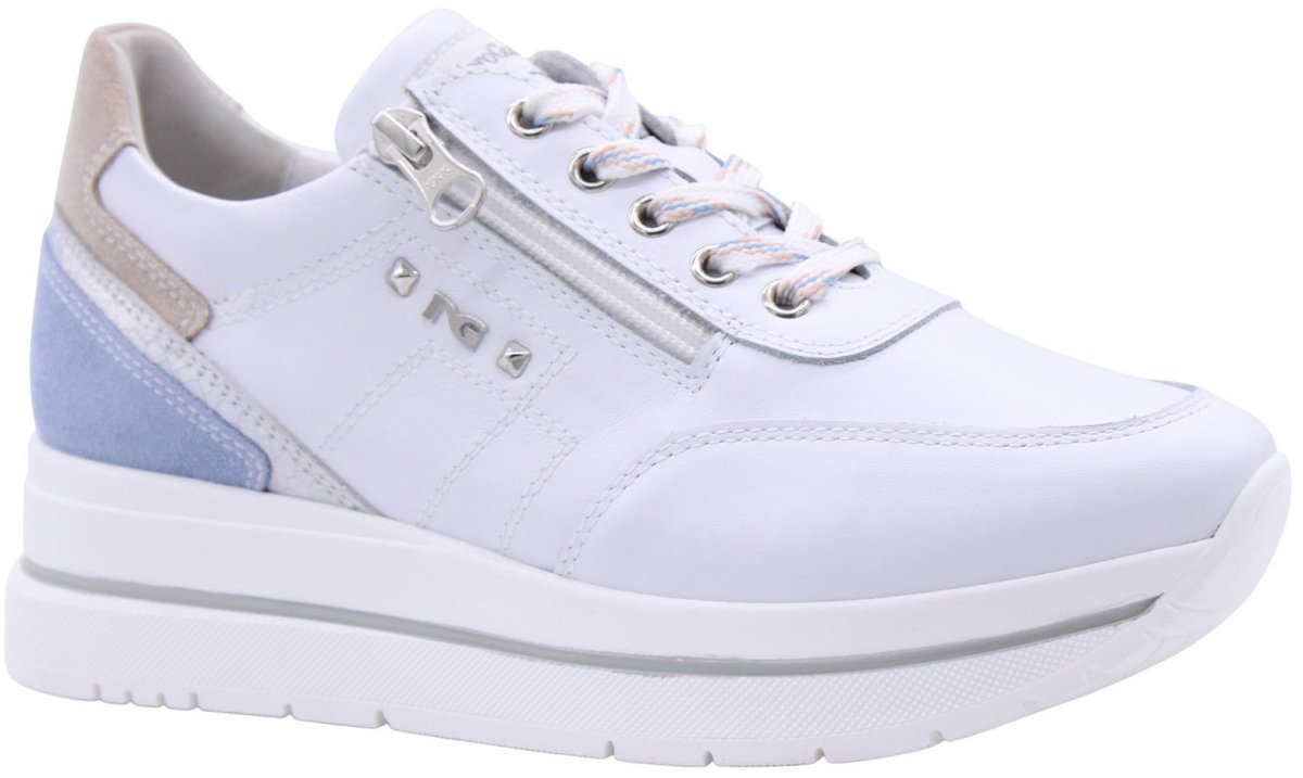 Nerogiardini Skipper Zouk Silver Velour Fiordaliso Dames - Fashion Wear - Vrouwen