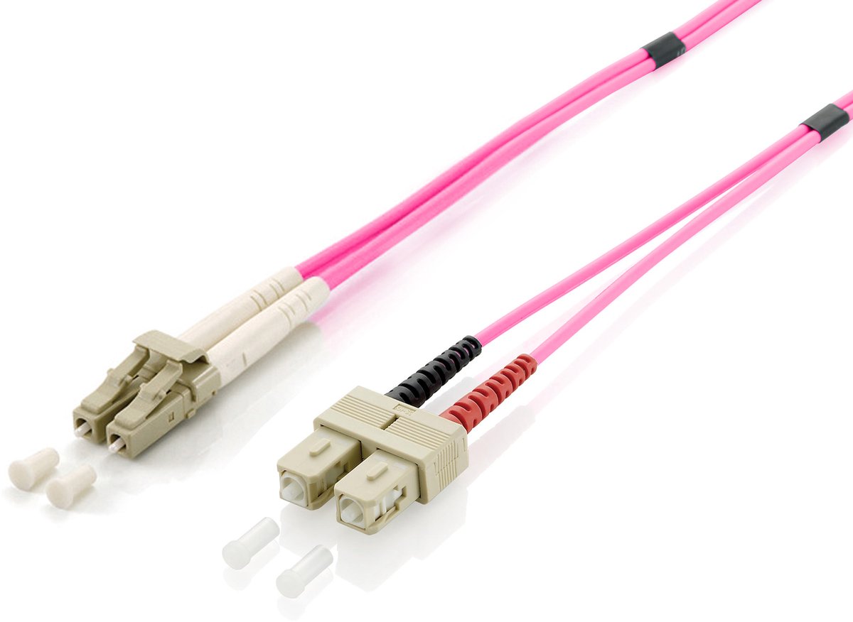 Equip 255534 InfiniBand en Glasvezelkabel 7 m LC SC Roze
