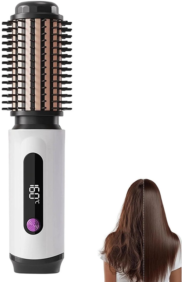 Zouma Warmteborstel met LCD-scherm voor Volumineuze Krullen - Zouma - €32,69