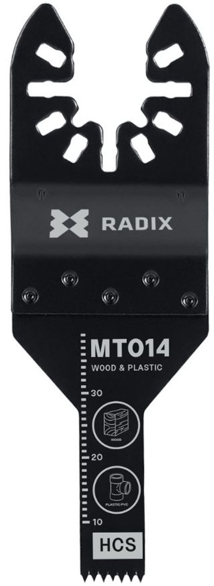 Radix - Multitool zaagblad - HCS - 18 tanden (1.4mm) - Gefreesd - 40x10mm