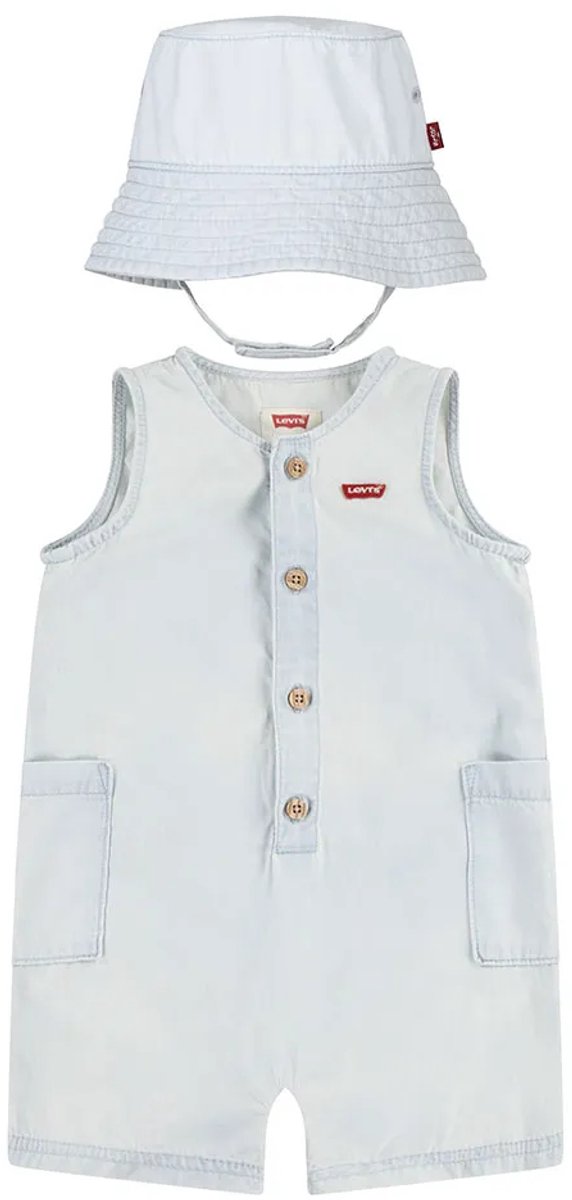 Levi´s ® Kids 6ek229 Set Zonder Mouwen 9 Months Kinderen Blauw
