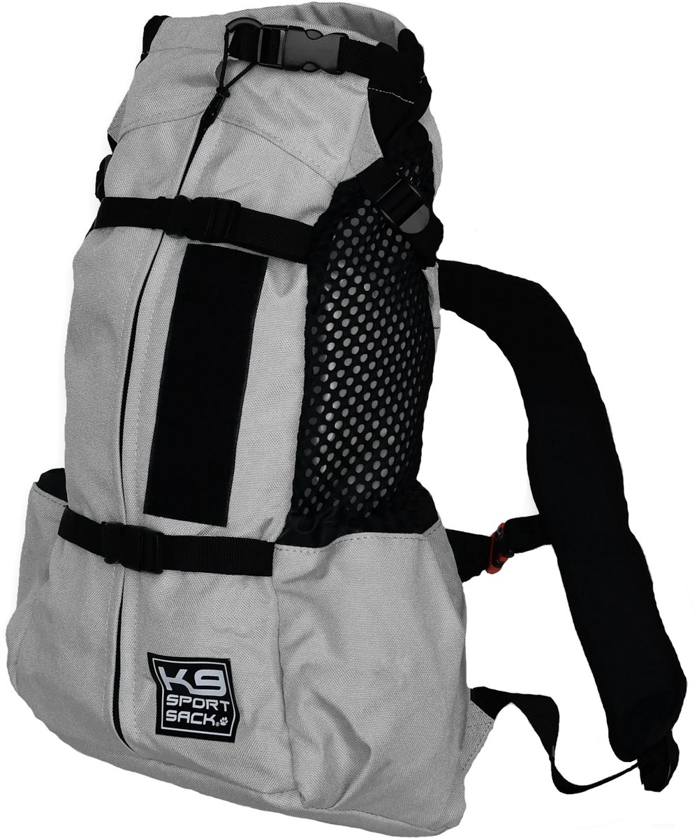 K9 Sport Sack - AIR2 - LARGE - Light Grey - Hondenrugzak - draagtas hond - rugzak hond