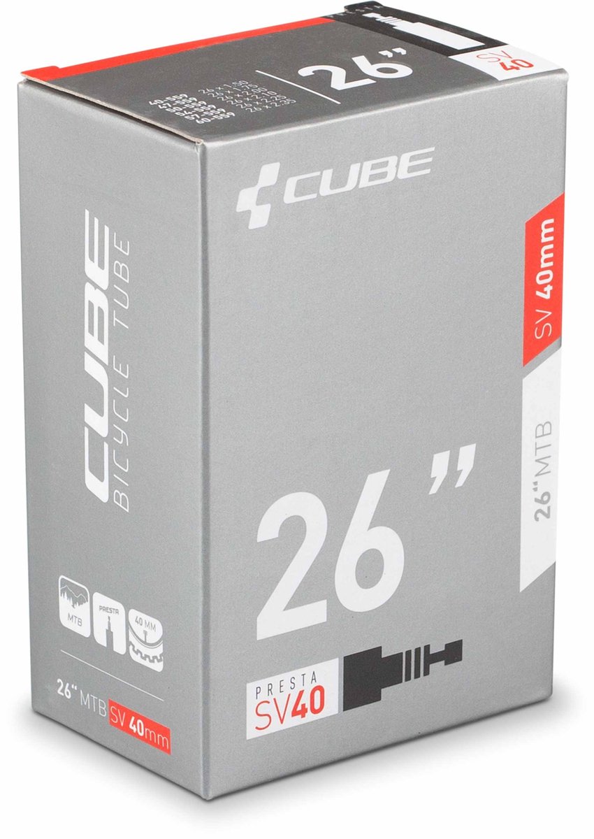 CUBE Binnenband 26 INCH MTB SV 40MM