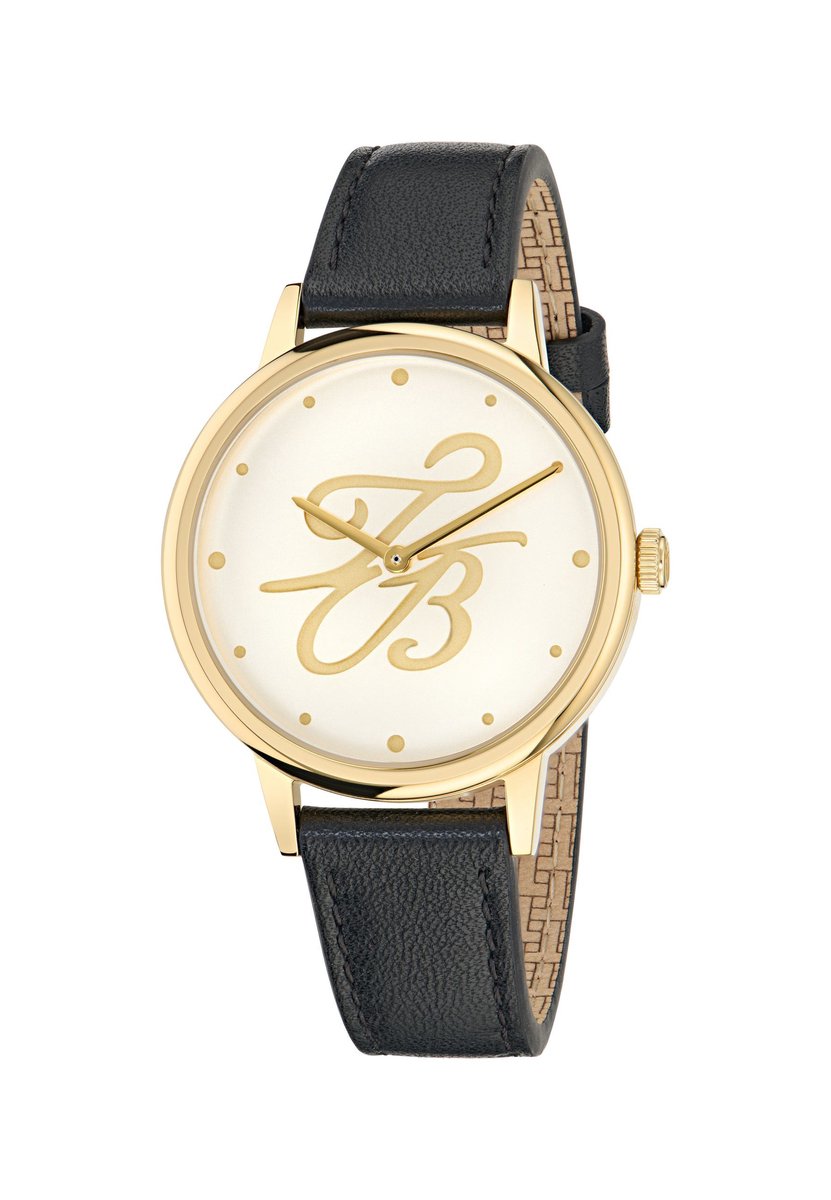 Ted Baker Phylipa Classic Chic Quartz Analoog Horloge Zwart Kast: 100% Roestvrij Staal | Armband: 100% Leer 36 mm BKPPHF501W0, BKPPHF502W0