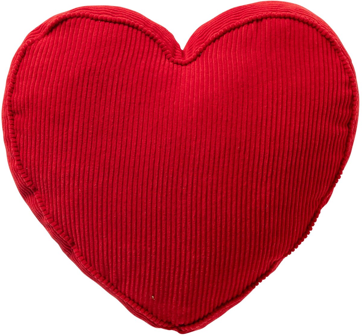 Textino LOVE - sierkussen 40x40 cm - hart - True Red - rood