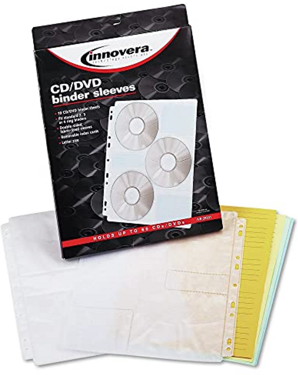 CD/DVD pagina's voor mappen - 10 stuks - Organiseer en bescherm je media