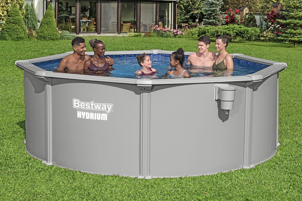 Bestway Hydrium zwembadset met stalen wand - Ø 366 x 122 cm