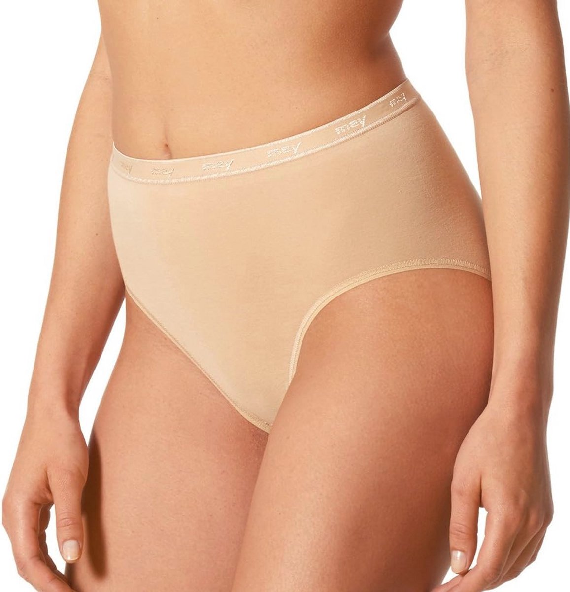 Dames Tailleshorts 2-Pack, Katoen en Elastaan, Comfortabele Maxi Slipjes, Grote Maten
