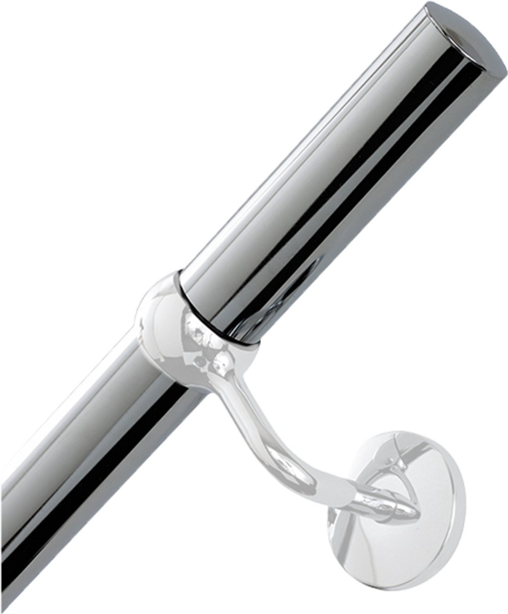 Kordo - Metalen leuning verchroomd - 2 m