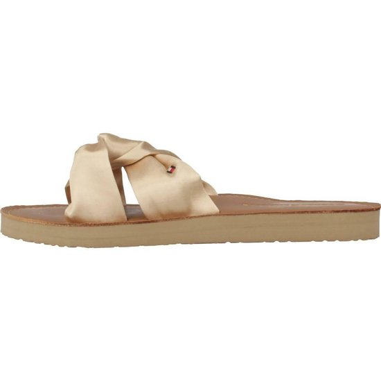 tommy hilfiger satin beach sandals