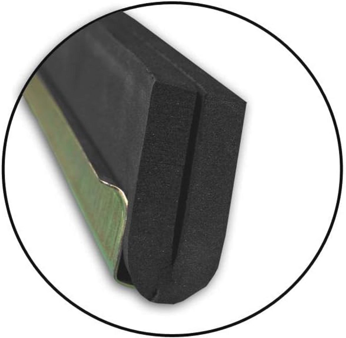 Vloerwisser met Aluminium Steel en Dubbele Schuimrubberen Lip - 75 cm Breed