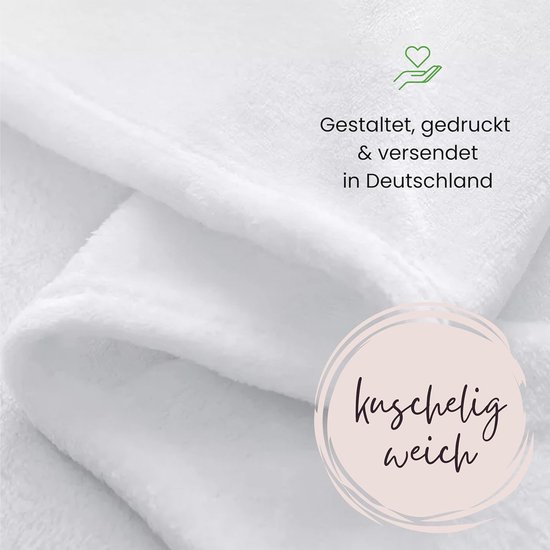 Gepersonaliseerde Babydeken met Diermotief - Een Uniek Cadeau voor Geboorte en Doop van Bulbby — afbeelding 2