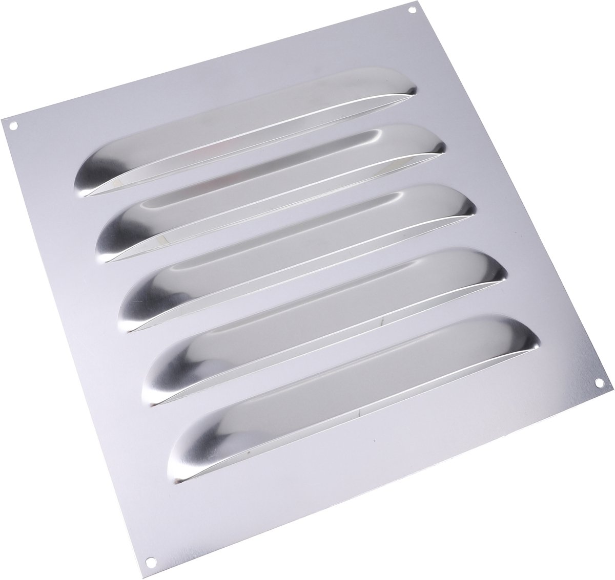 Starx Boldline schoepenrooster - 250 x 250 mm - aluminium