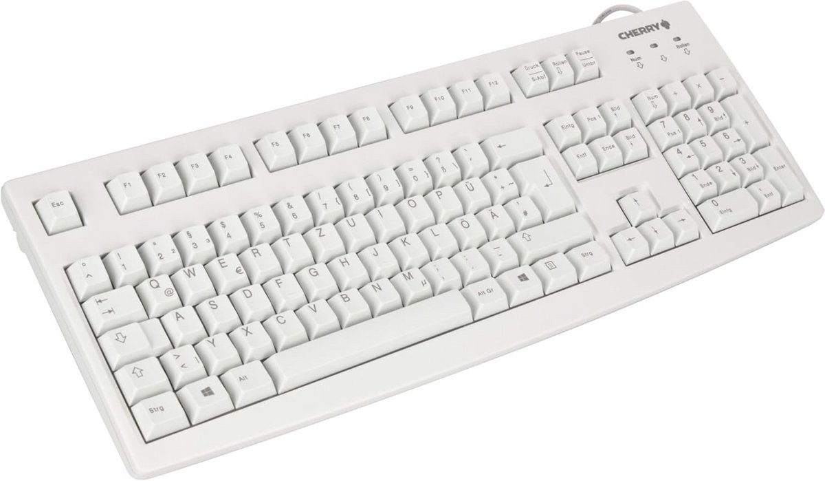 Duitse layout QWERTZ-toetsenbord, bedraad, compact en comfortabel toetsenbord