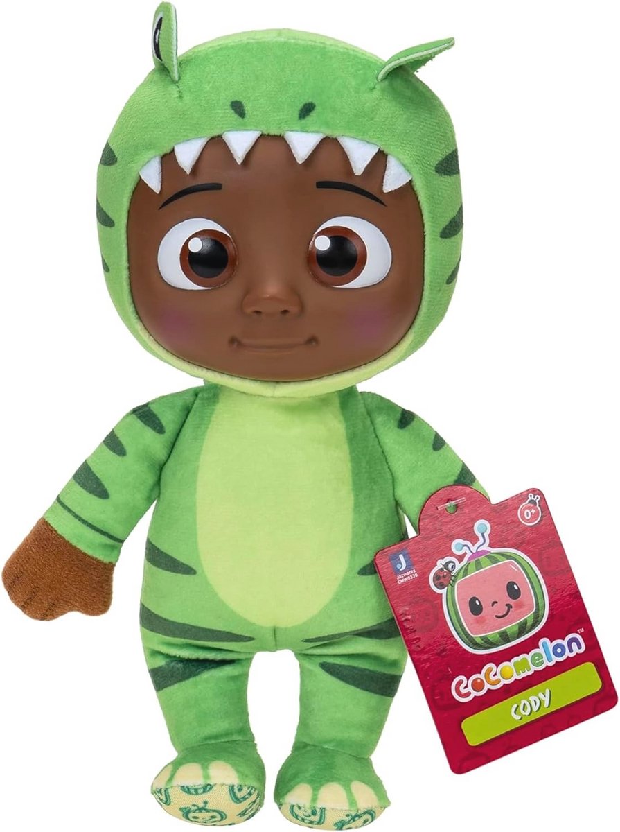 Pluche Dino Knuffel - Zacht Speelgoed - Kinderen Vrolijk Maken - Geïnspireerd Door Show - 21 cm - Groen
