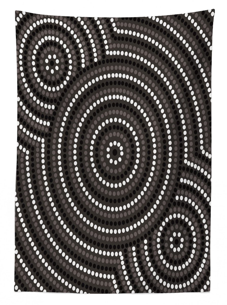 ABAKUHAUS Tafelkleed – Arabische Volkscirkel – 140x240 cm – Satijn
